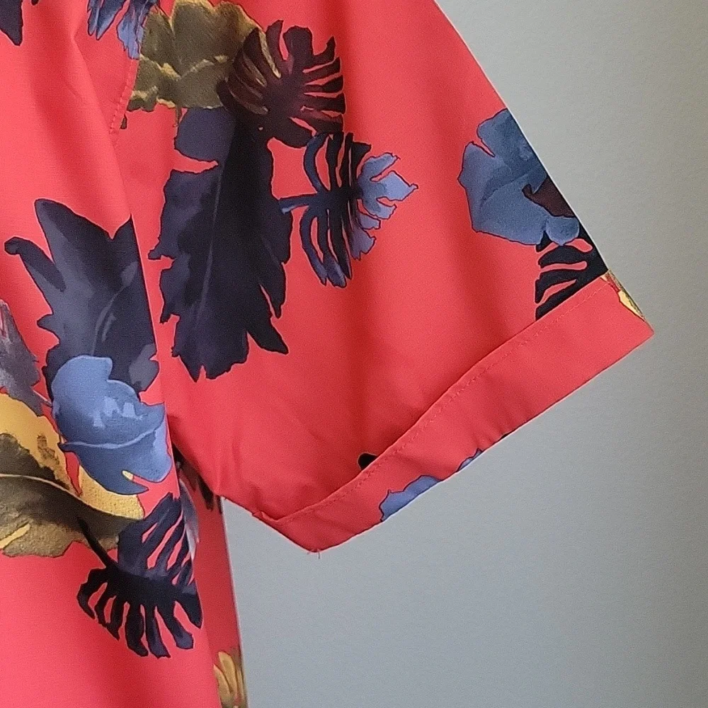 Columbia Hawaiian Tropical Omni-Wick Button Shirt Like New